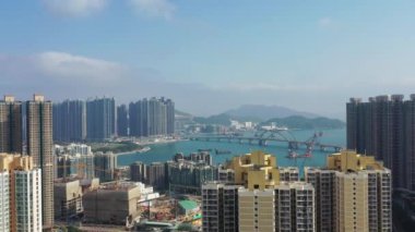 27 Şubat 2022 Tseung Kwan O Hong Kong şehir manzarası