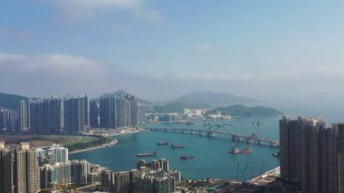 27 Şubat 2022 Tseung Kwan O Hong Kong şehir manzarası