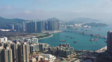 27 Şubat 2022 Tseung Kwan O Hong Kong şehir manzarası