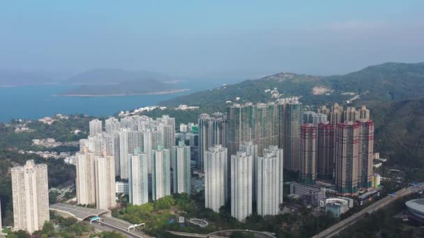 Feb 2022 Distrito Hang Hau Tseung Kwan Hong Kong — Vídeo de stock