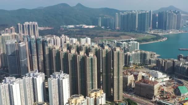 Fev 2022 Vista Cidade Tseung Kwan Hong Kong — Vídeo de Stock