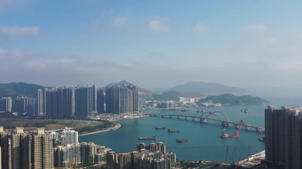 Feb 2022 Uitzicht Stad Tseung Kwan Hong Kong — Stockvideo