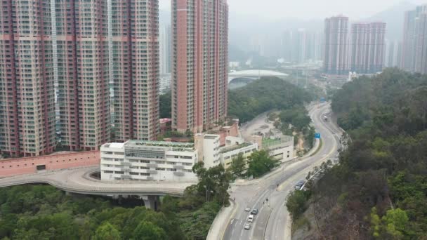 Março 2022 Paisagem Urbana Wan Road Tko Hong Kong — Vídeo de Stock
