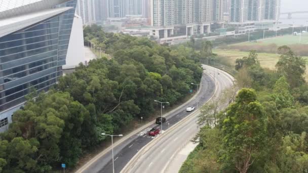 Marzo 2022 Paesaggio Urbano Wan Road Tko Hong Kong — Video Stock