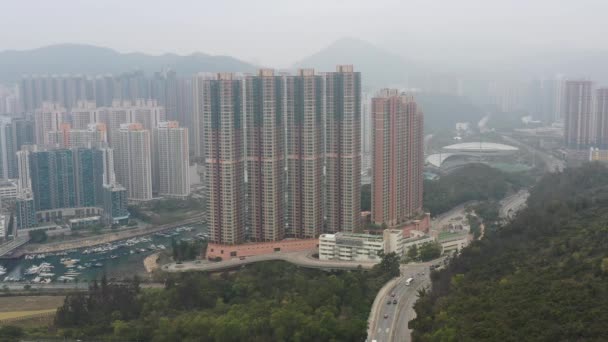 March 2022 Cityscape Wan Road Tko Hong Kong — 비디오