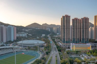 Hang Hau 'da 8 Mart 2022. Hong Kong.