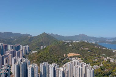 9 Mart 2022 Tseung Kwan O, Hk Hang Hau bölgesi.