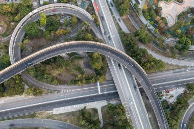 9 Mart 2022 Tseung Kwan O 'daki Po Shun Yolu manzaralı.