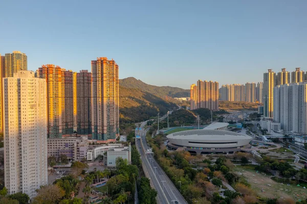 March 2022 Cityscape Tseung Kwan District Hong Kong — Stock Photo, Image