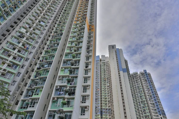 Casa Pública Ying Tung Estate Ilha Lantau Abril 2021 — Fotografia de Stock