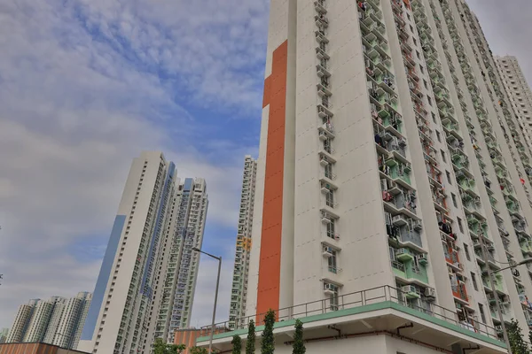 Ying Tung Estate Közháza Lantau Sziget 2021 Április — Stock Fotó