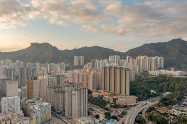 12 Mart 2022 Tate Cairn otoyolu, Hong Kong 'daki Route sistemi.