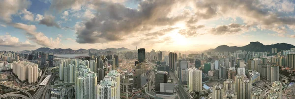 Μαρτίου 2022 Μια Μέση Άποψη Της Kowloon Από Kai Tak — Φωτογραφία Αρχείου