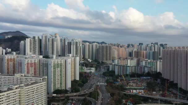 Marzo 2022 Veduta Del Complesso Residenziale Pubblico Choi Hung Kowloon — Video Stock