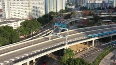 12 Mart 2022 Tate Cairn otoyolu, Hong Kong 'daki Route sistemi.