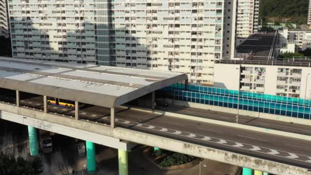 Μαρτίου 2022 Tate Cairn Αυτοκινητόδρομο Σύστημα Route Στο Χονγκ Κονγκ — Αρχείο Βίντεο