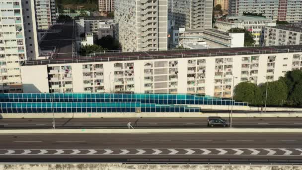 Marzo 2022 Tate Cairn Autostrada Sistema Rotta Hong Kong — Video Stock