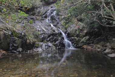 Lohas Park 'taki Siu Chik Sha şelalesi.