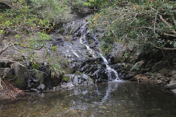 Cachoeira Siu Chik Sha Parque Lohas — Fotografia de Stock