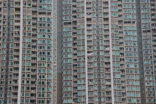 2022 Március Egy Nagy Lakókörzet Tseung Kwan Újvárosban Hong Kong — Stock Fotó