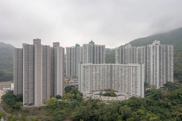 Março 2022 Paisagem Tsui Lam Estate Hong Kon — Fotografia de Stock