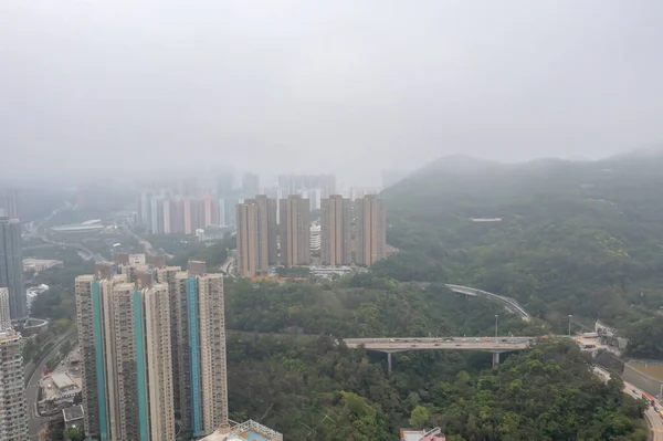 March 2022 Aerial View Hong Kong City Tseung Kwan — 스톡 사진