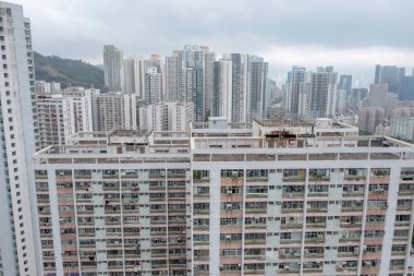 26 Mart 2022 Choi Wan malikanesindeki yerleşim alanı, hk 