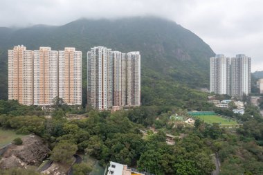 26 Mart 2022 Fei Ngo Saan 'ın orta seviyesindeki yerleşim bölgesi.