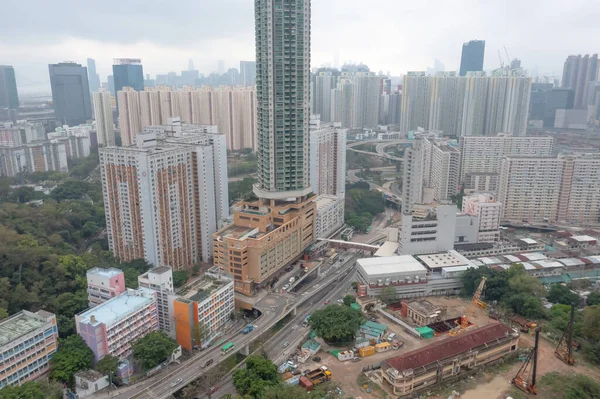 2022 Március Lakóövezet Városképe Ngau Chi Wan Ban — Stock Fotó