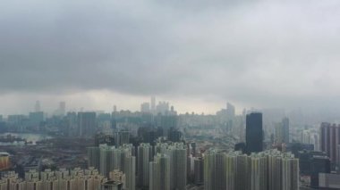 26 Mart 2022 Doğu Kowloon, HK 'daki yerleşim alanı.