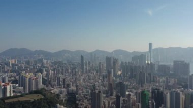 4 Eylül 2021 Kowloon 'un Skyline' ı Kowloon 'da görüldü.