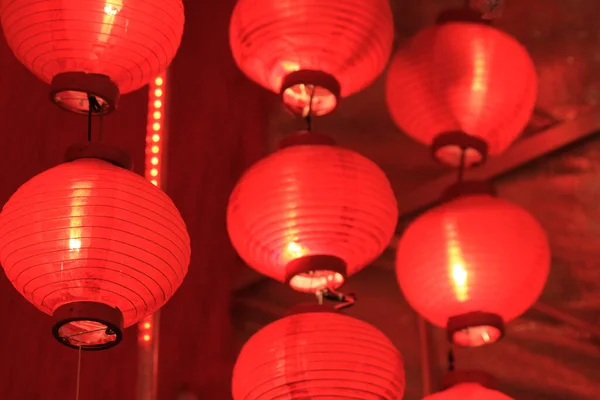 Die Traditionelle Rote Laterne Chinesischen Neujahrsfest — Stockfoto