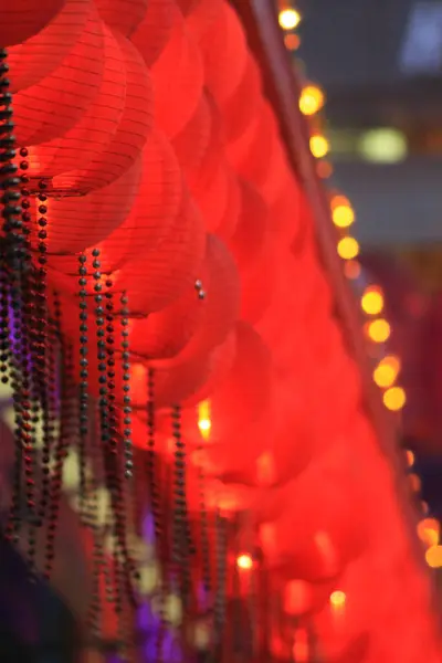 Die Traditionelle Rote Laterne Chinesischen Neujahrsfest — Stockfoto