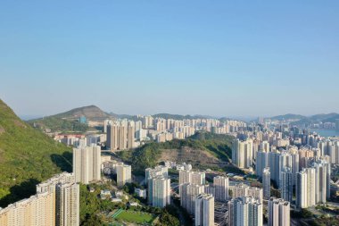 3 Nisan 2022 Choi Wan malikanesindeki yerleşim bölgesi, hk.