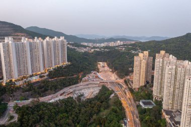 5 Nisan 2022 Tseung Kwan O yolu, Kwun Tong bölgesi, Hong Kong 
