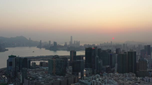 Abril 2022 Distrito Kwun Tong Vista Aérea Hong Kong — Vídeo de stock