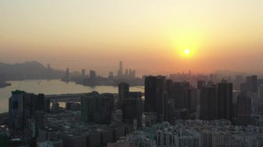 5 Nisan 2022 Kwun Tong bölgesi hava manzaralı, Hong Kong