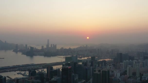 Abril 2022 Distrito Kwun Tong Vista Aérea Hong Kong — Vídeos de Stock