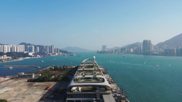 Kwietnia 2022 Kai Tak Cruise Terminal — Wideo stockowe