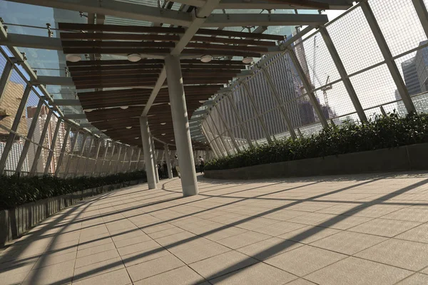 10 Nisan 2022 Kai Tak 'taki modern ayak köprüsü, hk