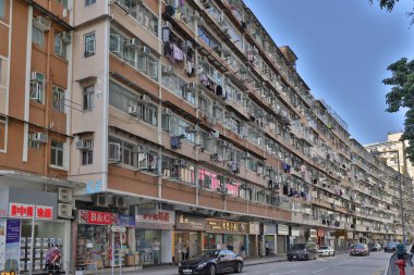 10 Nisan 2022 Sai Ying Pun Hong Kong 'daki Tong Lau