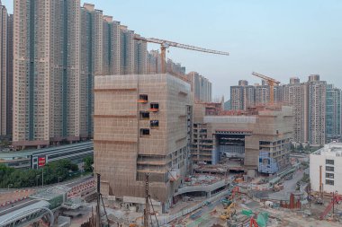 14 Nisan 2022 Hükümet Binası, Tseung Kwan O yapım aşamasında