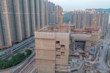 14 Nisan 2022 Hükümet Binası, Tseung Kwan O yapım aşamasında