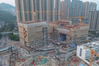 14 Nisan 2022 Hükümet Binası, Tseung Kwan O yapım aşamasında