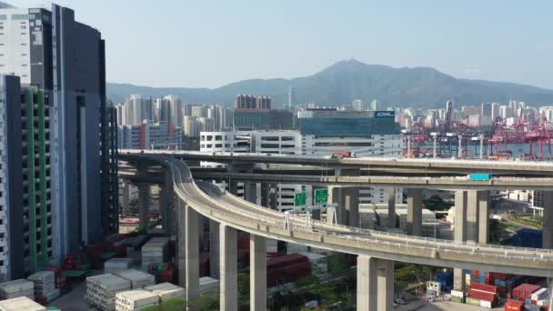 April 2022 Tsing Sha Highway Nam Wan Kok Hong Kong — Stock Video