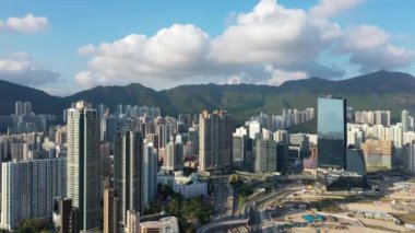 24 Nisan 2022 doğudaki Prince Edward Yolu, Hong Kong