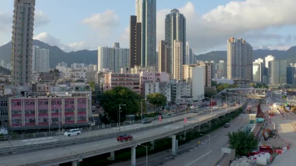 Απριλίου 2022 Οδός Prince Edward Ανατολικά Χονγκ Κονγκ — Αρχείο Βίντεο