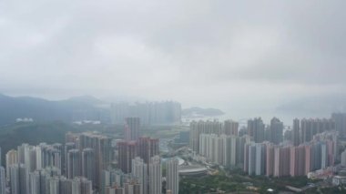 30 Nisan 2022 Tseung Kwan O, Hong Kong 'daki yerleşim bölgesi.