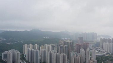 30 Nisan 2022 Tseung Kwan O, Hong Kong 'daki yerleşim bölgesi.