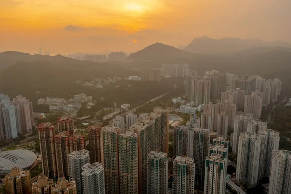 Nisan 2022 Hang Hau Bölgesinin Üst Görüntüsü Hong Kong — Stok fotoğraf
